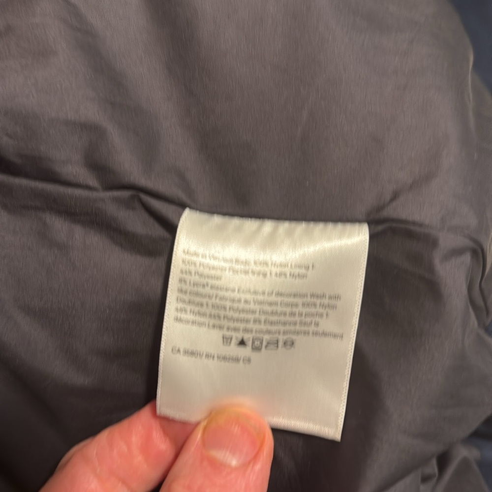 Lululemon Navy Blue rain jacket mid length size 6 - Picture 15 of 15